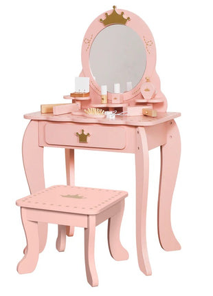 Dečiji sto za šminkanje KINDER HOME sa ogledalom, Princeza